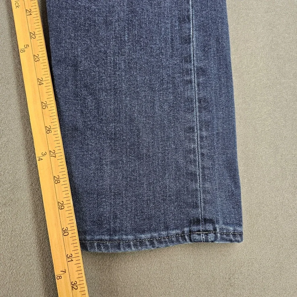 Armani Exchange J13 Jeans Mens 36x31 Blue Slim Straight Stretch Denim Pants